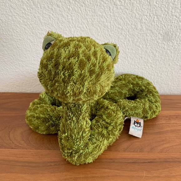 Jellycat London Sebastian Snake Green Plush 24" - Picture 1 of 8